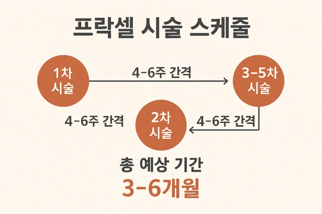 프락셀 레이저 효과를 보기까지 걸리는 시간